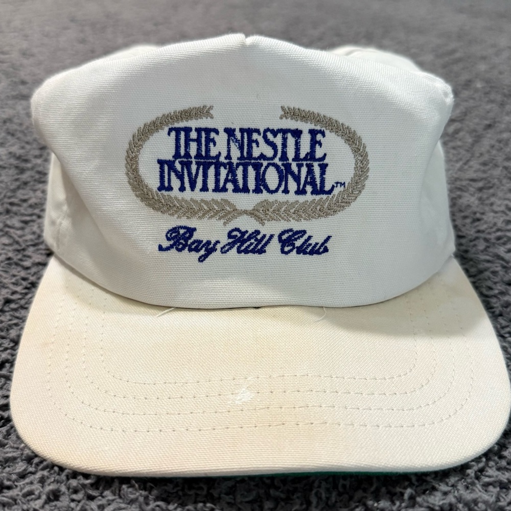 🔥 1980s Bay Hill Club The Nestle Invitational Golf Hat – Vintage Made in USA Cap